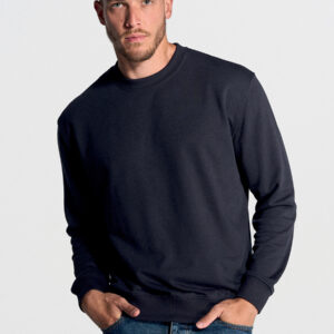 Felpa uomo girocollo leggera french terry