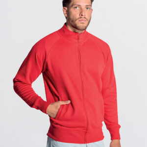 Felpa unisex zip intera premium