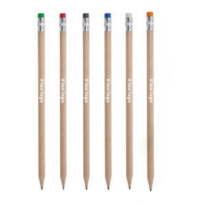 MATITA IN LEGNO CON GOMMINO