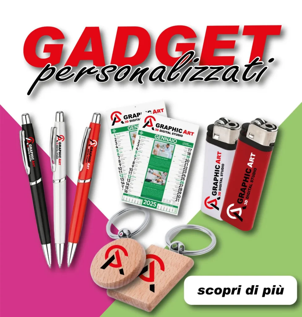 gadget personalizzati stampati o incisi a crotone