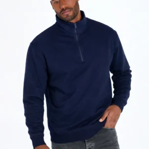 FELPA UNISEX MEZZA ZIP JT
