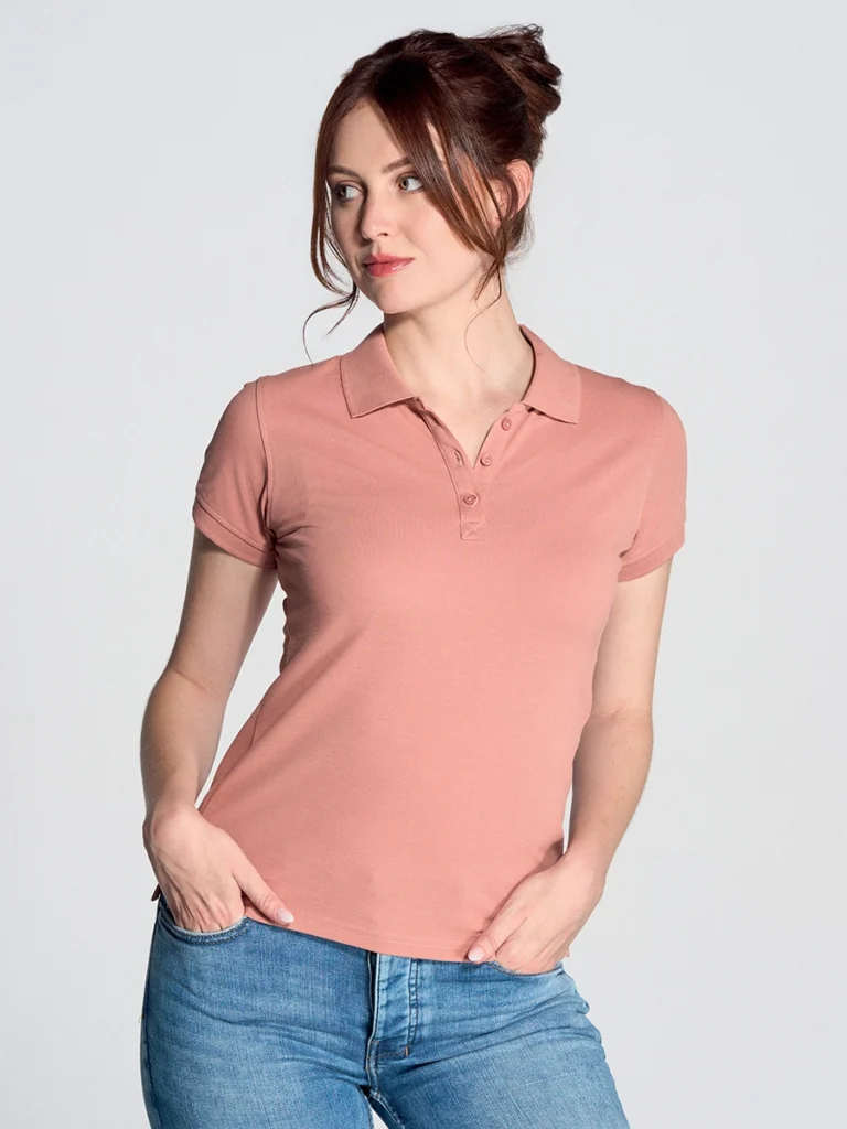 Polo donna manica corta