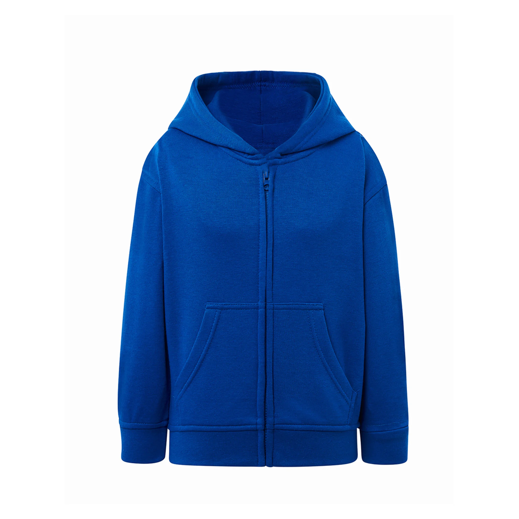 FELPA BAMBINO CAPPUCCIO E ZIP LEGGERA - immagine 2